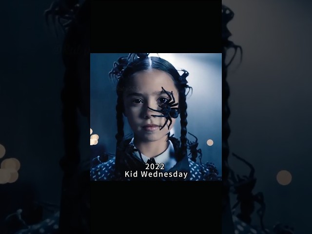 Wednesday Kids Cast 🔥 (before vs after)