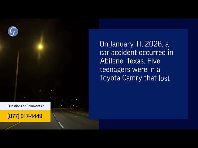 3 Teens Injured in Accident on Loop 322 in Abilene