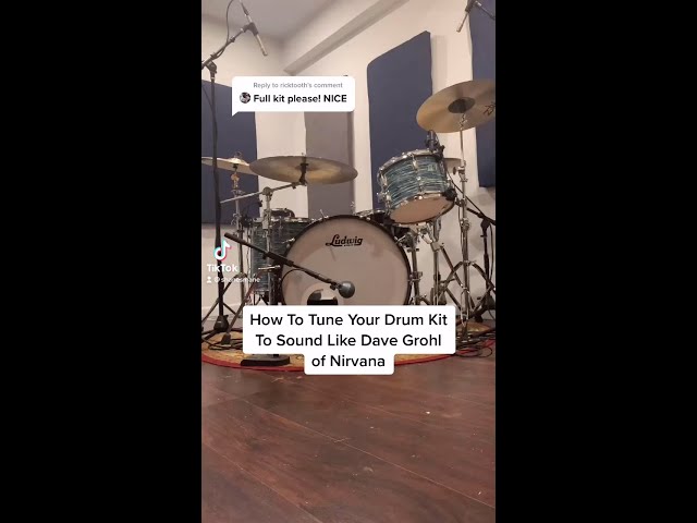 How To Tune Your Drum Kit To Sound Like Dave Grohl