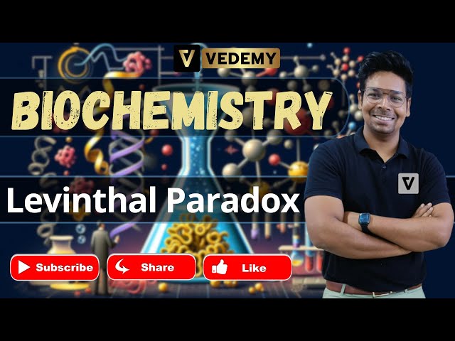 Levinthal Paradox | Biochemistry | Virendra Singh | CSIR | GATE | DBT | ICMR | IIT JAM | CUET PG |
