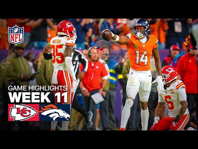 Kansas City Chiefs vs Denver Broncos Game Highlights | 2025 NFL Season Week 11