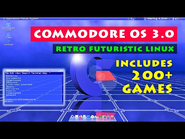 Commodore OS 3.0: Retro Linux Gaming Distro