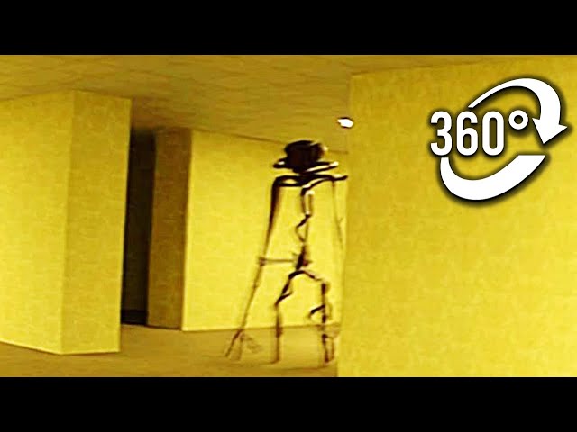 The Backrooms Level 0: The Lobby | Entities Lurking in the Yellow Maze 😱 | 360° VR Horror Experience