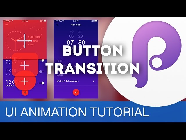 Amazing Button Transition • UI/UX Animations with Principle & Sketch (Tutorial)