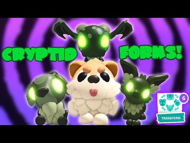 ALL Cryptid Transformations! | Roblox Adopt Me Halloween 2025 | Riivv3r