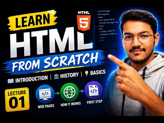 What is HTML? 🤔 Full Introduction and History Explained Simply