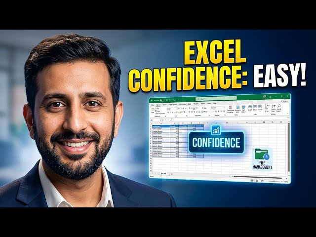 Excel Tutorial for Absolute Beginners: Interface, Files & Teamwork | M1A
