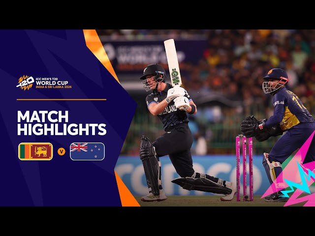 Sri Lanka v New Zealand | Match Highlights | Men's T20 World Cup 2026