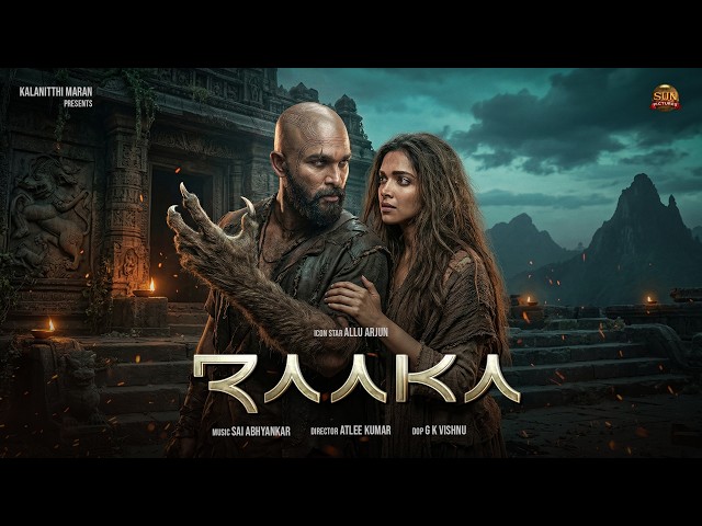 Raaka Title Announcement (Concept Trailer) | Allu Arjun x Atlee x Deepika | AA22 Title Reveal