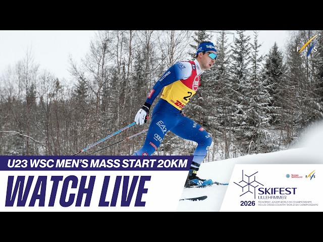 LIVE | Lillehammer (NOR) - M - 20km Mass Start - FIS U23 World Ski Championships