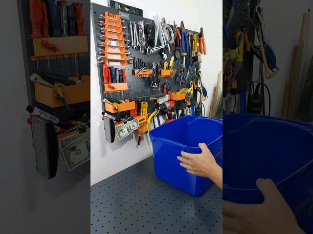 DIY TOOL STORAGE FOR WORKSHOP - HOW I DOUBLED THE WALL RACK TOOLS #diy #howto #tools #façavocêmesmo