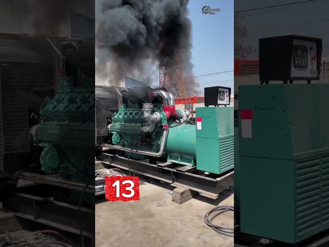 The Sound of Power – V12 & V16 Diesel Engines Starting Compilation!！