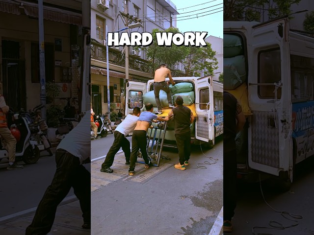 Hard-working people, team work #hardwork #people #city #citywalk #team #teamwork