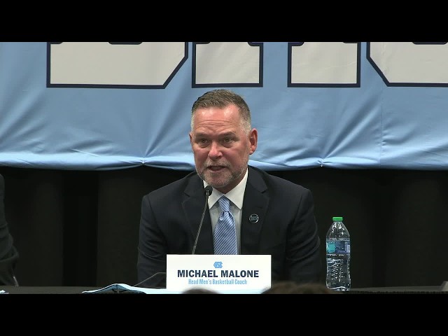 Michael Malone's introductory press conference with the North Carolina Tar Heels | ESPN CBB