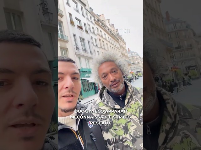 Doc Gynéco appears unrecognizable since his beginnings