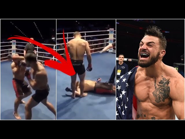 Mike Perry early KO win -  Pre UFC!!
