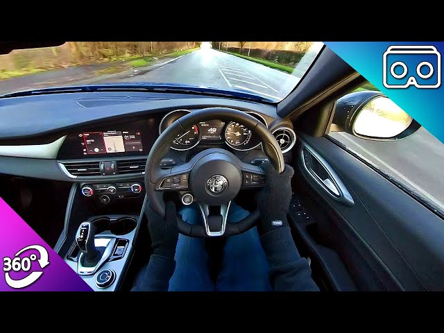 360 VR  |  Alfa Romeo Giulia (2023)  |  360 VR Test Drive