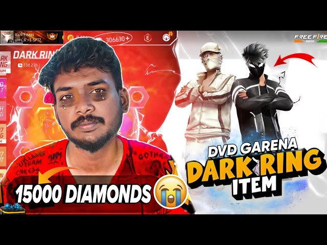 NO MORE TOP UP😭 15000 DIAMONDS💎 ஏமாத்திட்டான் GARENA DVD🤬 DARK RING EVENT FREE FIRE MAX மாட்டு RAVI
