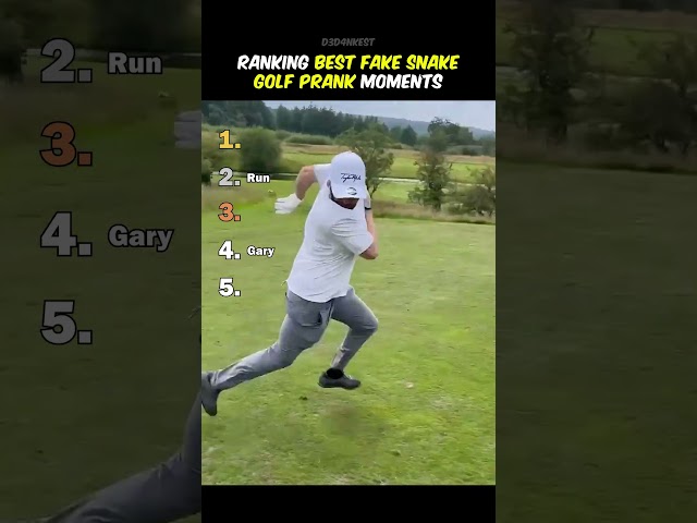 Ranking Best Fake Snake Golf Prank Moments