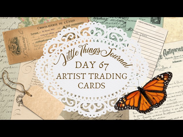 Day 67: Artist Trading Cards | ATC Tutorial + Storage Boxes