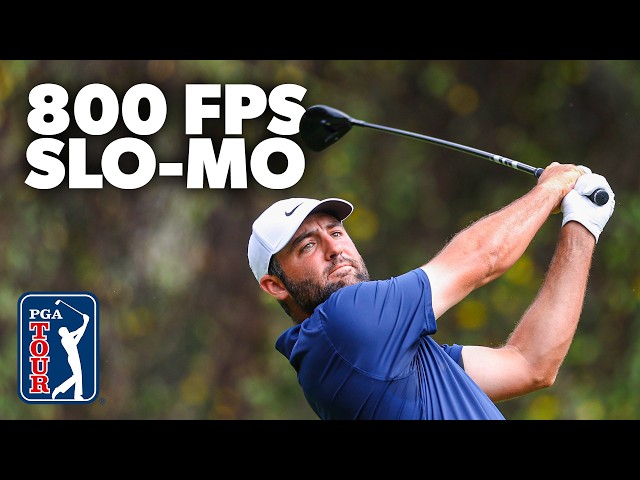 Golf swings in ULTRA slow motion | Scheffler, McIlroy, Fleetwood & Morikawa