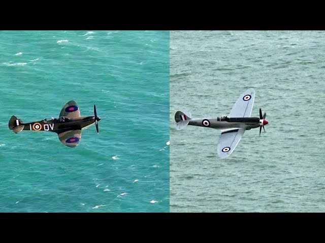 Rolls-Royce Merlin Spitfire vs Rolls-Royce Griffon Spitfire " Which Sounds the Best? "