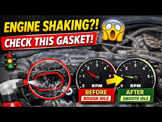 Engine Stumbles At Red Lights? Fix This Hidden Intake Gasket Leak FAST!