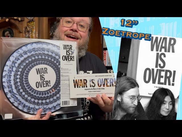 Happy Xmas (War Is Over) 12” Zoetrope!!!! #johnlennon #yokoono #warisover #zoetrope 