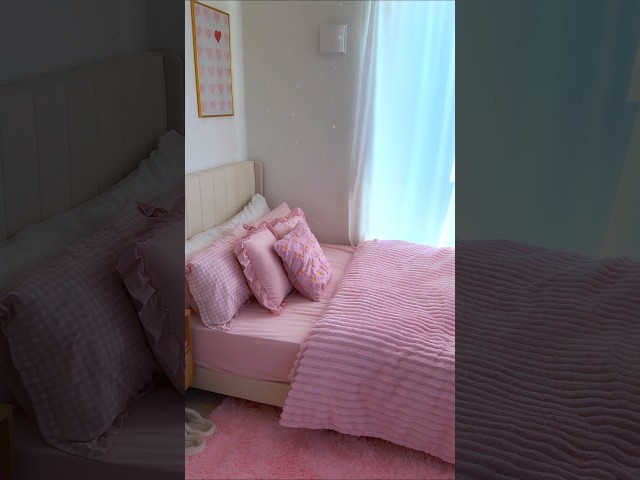 aesthetic morning routine 💖🌷 #morningroutine #aesthetic #softgirl #skincare #grwm #shorts #viral