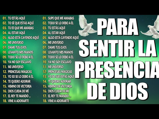 1️⃣CREO EN TI - HERMOSO NOMBRE - A TI ME RINDO 🌟ALABANZAS PARA EXPULSAR TODO MAL DE TU VIDA