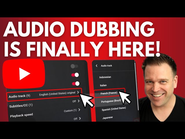 YouTube's FREE Automatic Dubbing (multilingual & multi-track audio)