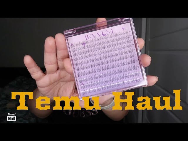 Temu Haul -DIY lashes