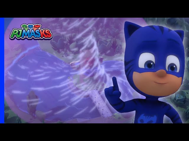 Daring Spinning Tornado Move! 🌪️ | PJ Masks