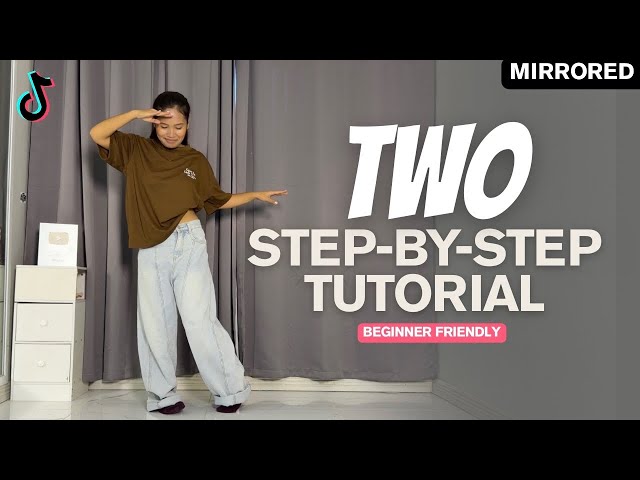 TWO - bbno$ STEP BY STEP Dance Tutorial (Explained) | Easy to Follow for Beginners
