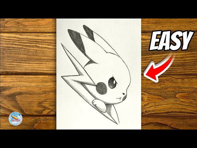 How to draw Pikachu || Easy pikachu drawing tutorial for beginners || how to draw anime step by step