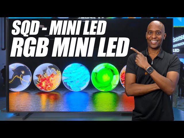 RGB and SQD-Mini LED technology. What's new in the world of televisions in 2026?