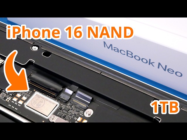 UPGRADING a MacBook Neo using iPhone Parts