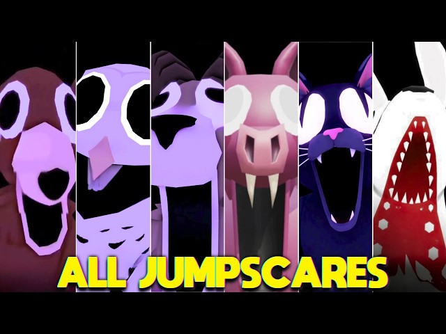 NEW BUNNY MONSTER - 99 Nights in the Forest ALL JUMPSCARES [ROBLOX]