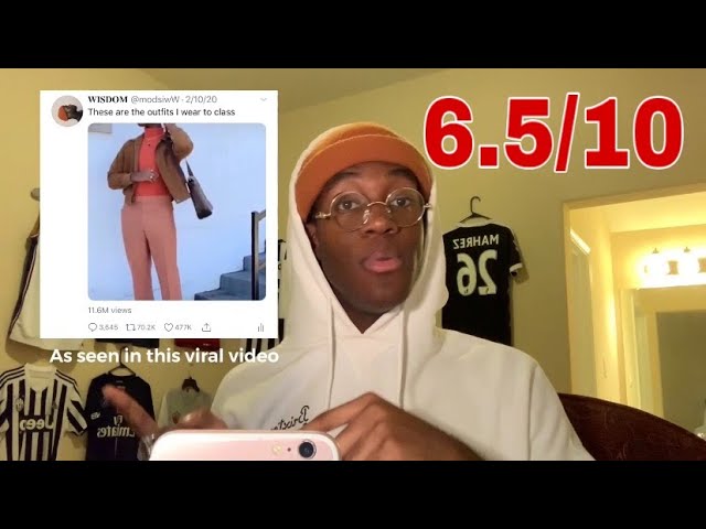 Rating the "Outfits I wear to class" / Where I got these outfits from.