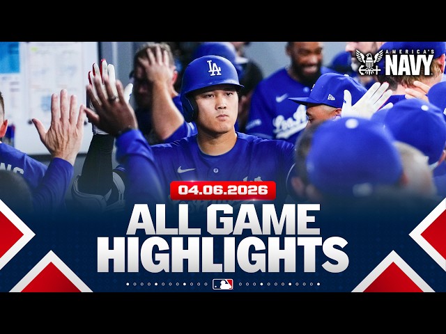 Highlights from ALL GAMES on 4/6 (Dodgers score 14 runs, Soriano strikes out 10 and MORE!)