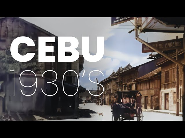 A glimpse of Cebu before the war in HD