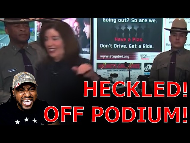 WOKE Democrat Governor STORMS OUT Press Conference After Activists HECKLED Her OFF PODIUM!