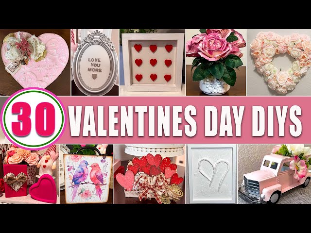 GENIUS DOLLAR TREE VALENTINE CRAFTS | 30+ EASY DIY TUTORIALS