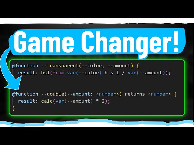 I Love the NEW CSS Functions
