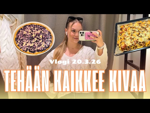 VLOGI | TEHÄÄN KAIKKEE KIVAA -PÄIVÄ😍🛍️