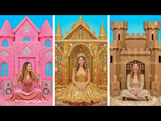 CHEAP vs LUXURY Room Makeover 💎 Best DIY Room Ideas