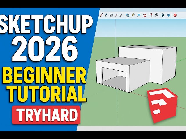 SketchUp 2026 for Beginners 🚀 Full Tutorial (New Features, Tips & Tools Explained!)
