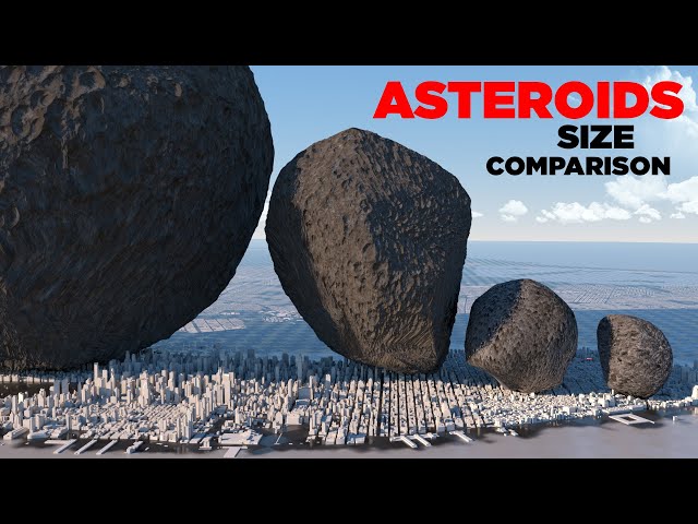 ASTEROIDS Size Comparison 🌑