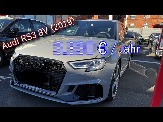 Audi RS3 8V UNTERHALTSKOSTEN - Als NORMALVERDIENER möglich?