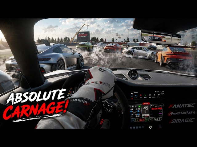 This Race Was Pure CHAOS! | AC EVO | Nürburgring